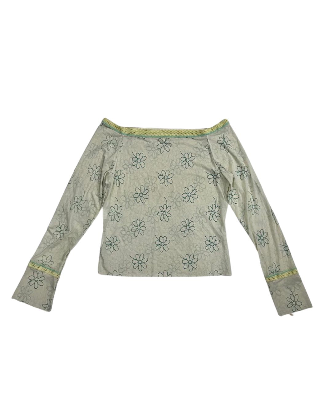 OFF-SHOULDER FLORAL TOP