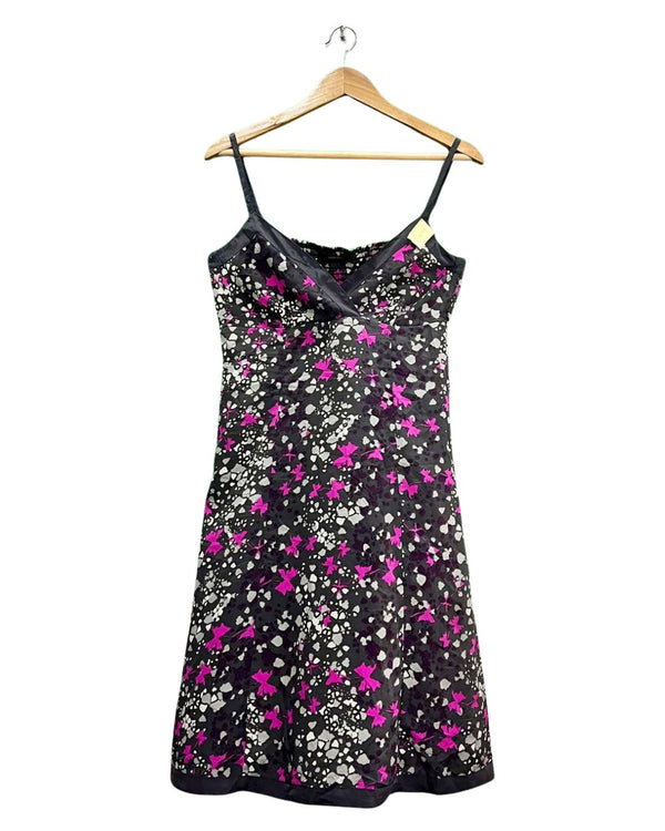 MIDNIGHT PRINTED DRESS