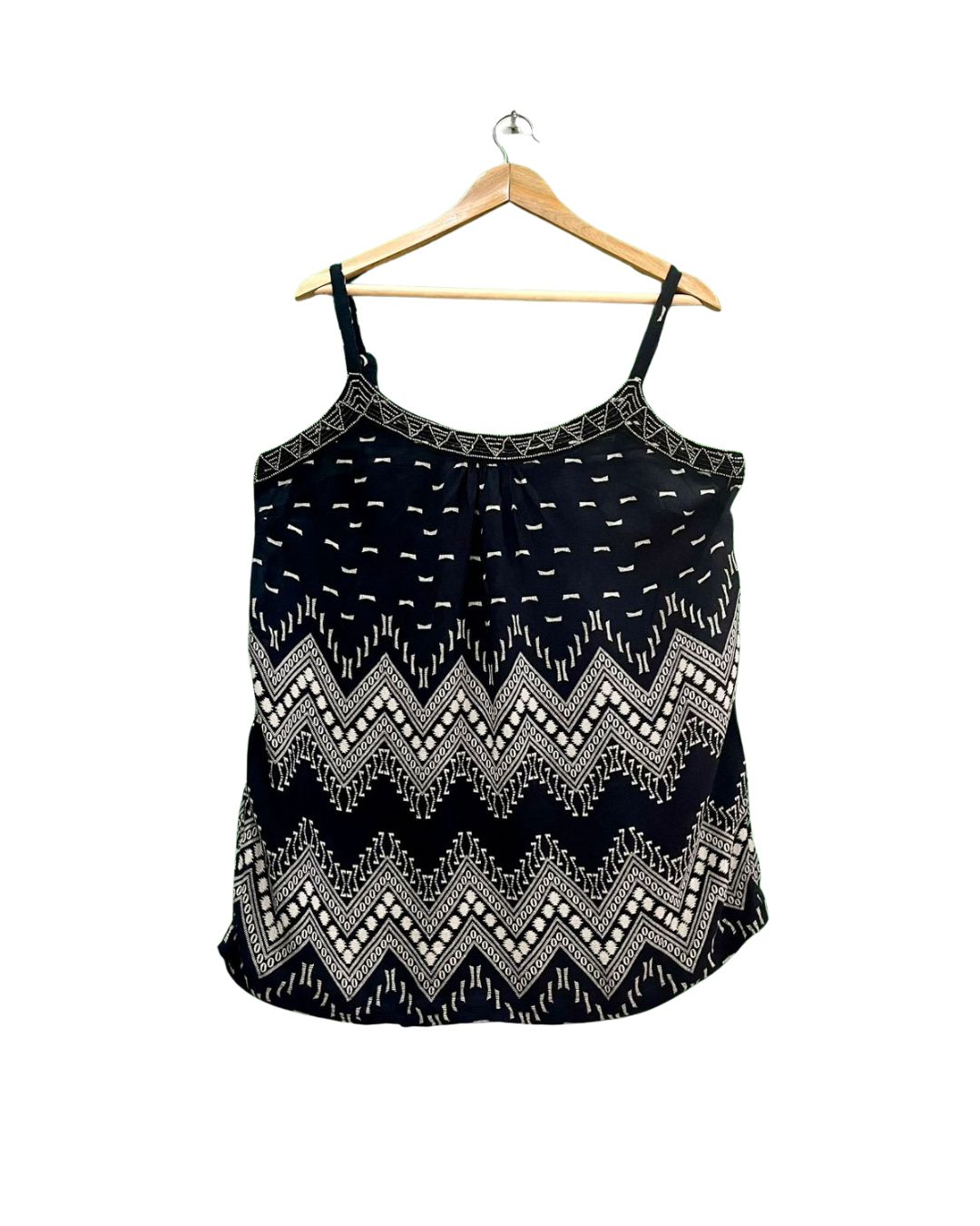 BEADED BLACK CAMI