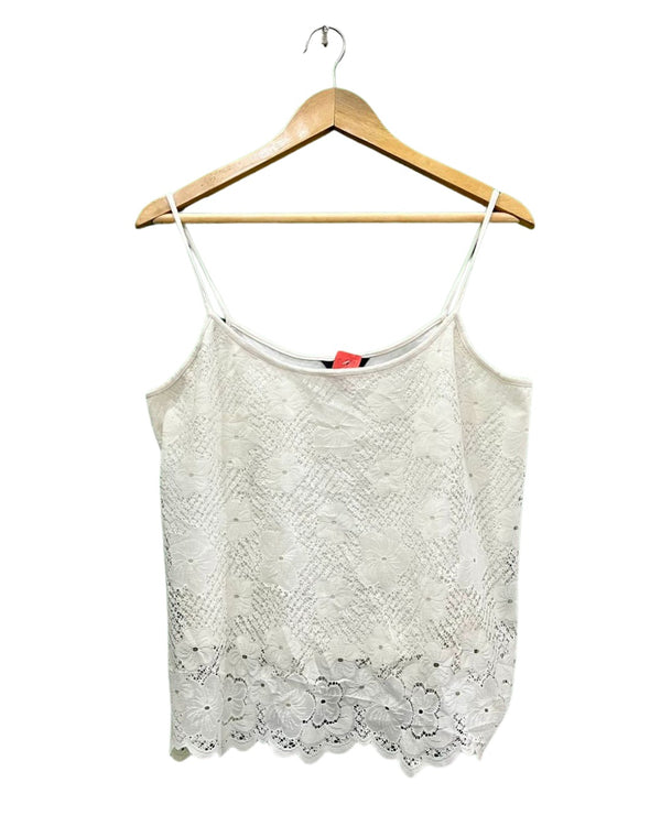 WHITE LACE CAMI