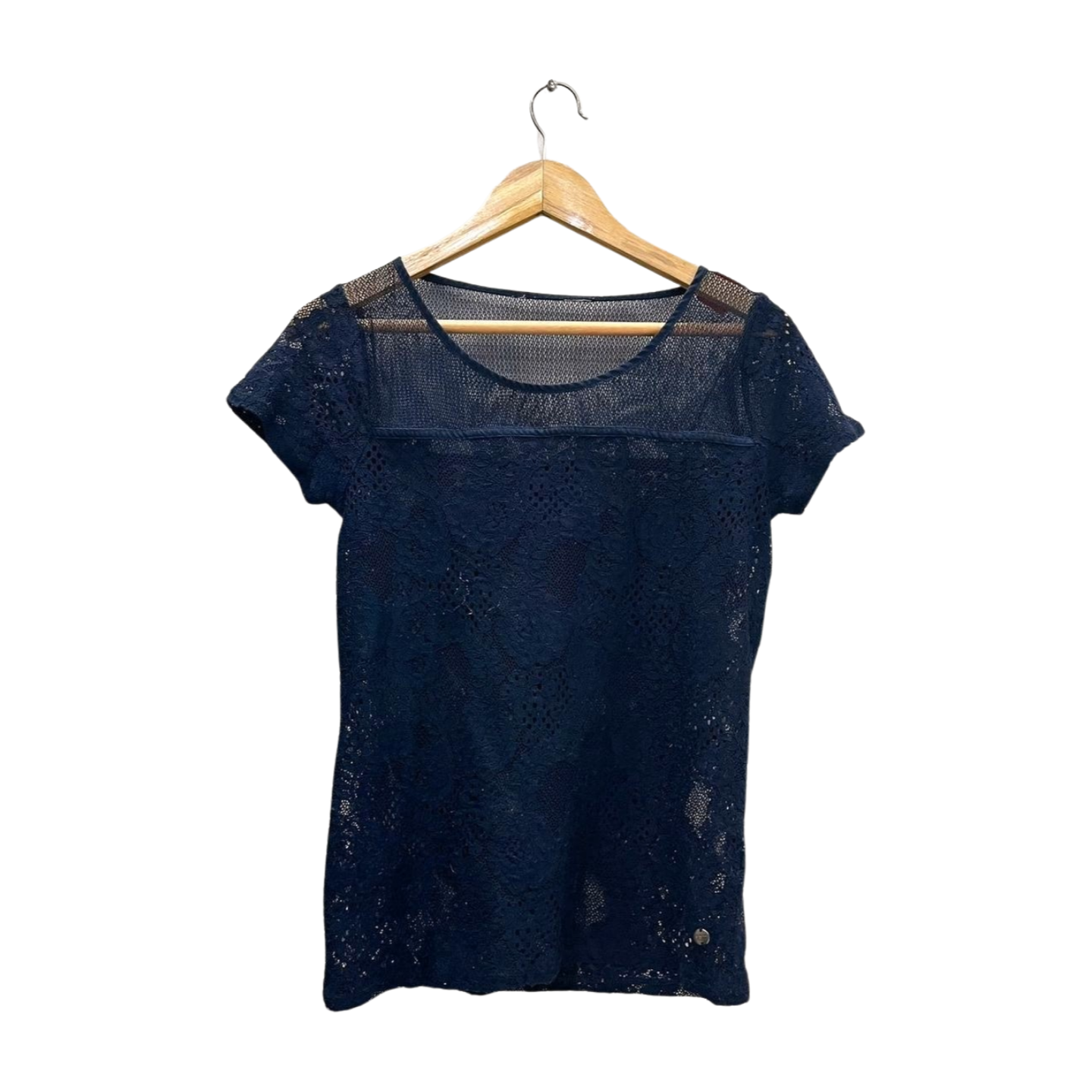 Short Sleeve Lace Top