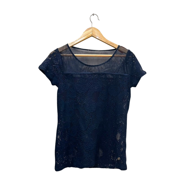 Short Sleeve Lace Top