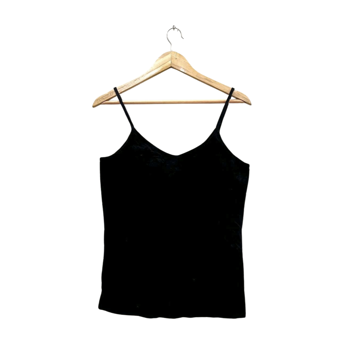 Black V-Neck Spaghetti Strap Cami