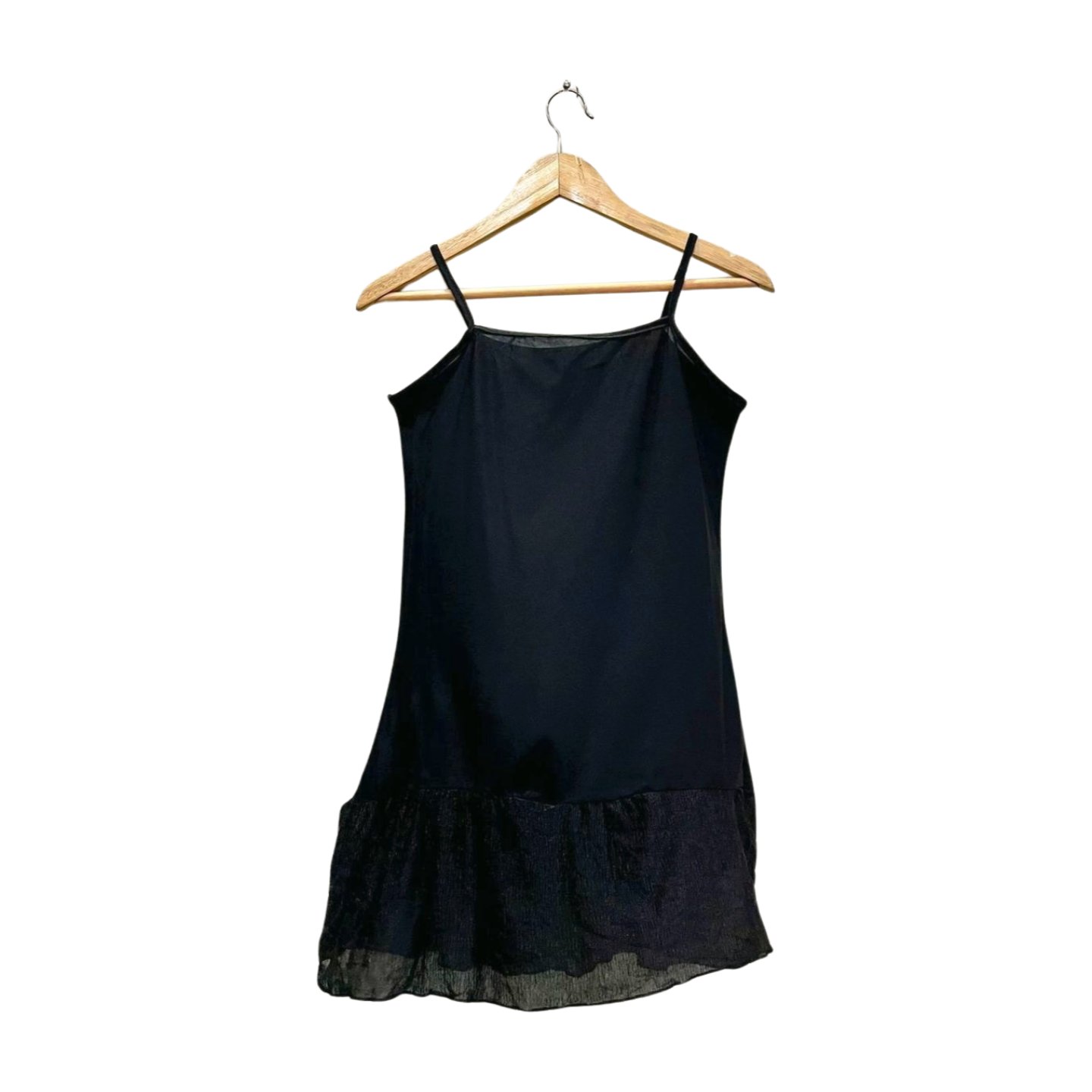 Black Mini Slip Dress