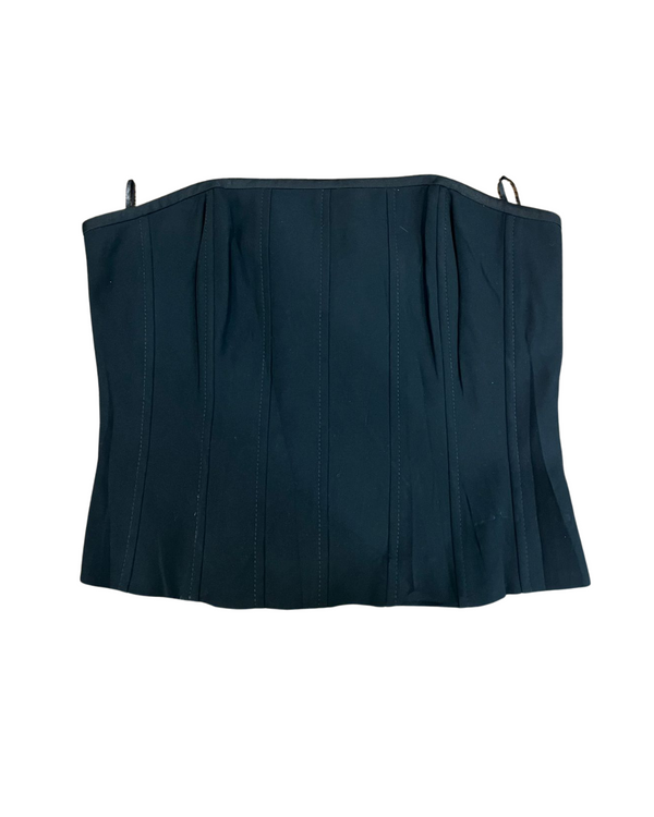 Next Black Strapless Boned Corset Top