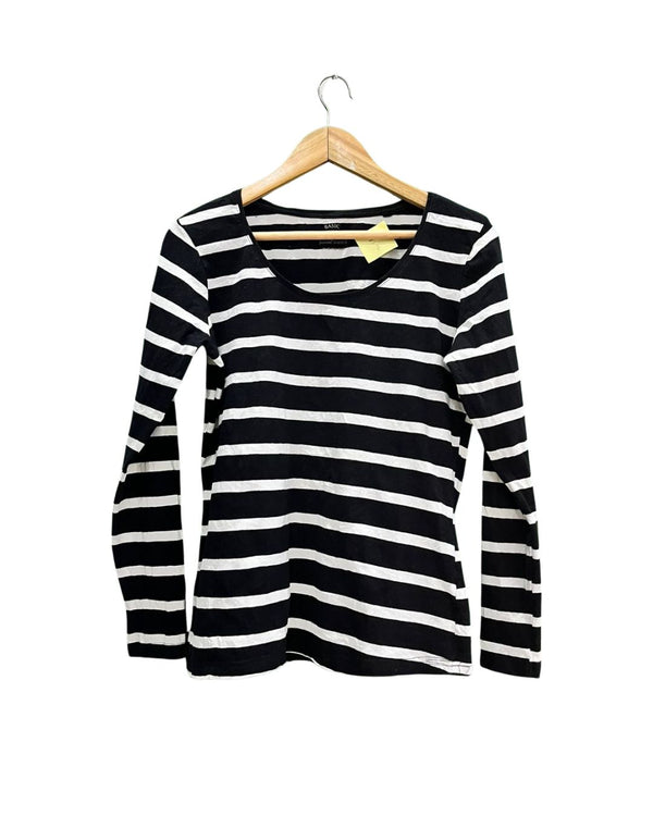 Essential Black & White Striped Tee