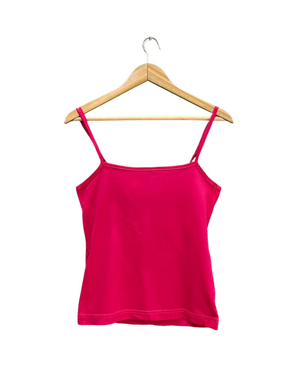 Hot Pink Spaghetti Strap Cami Top